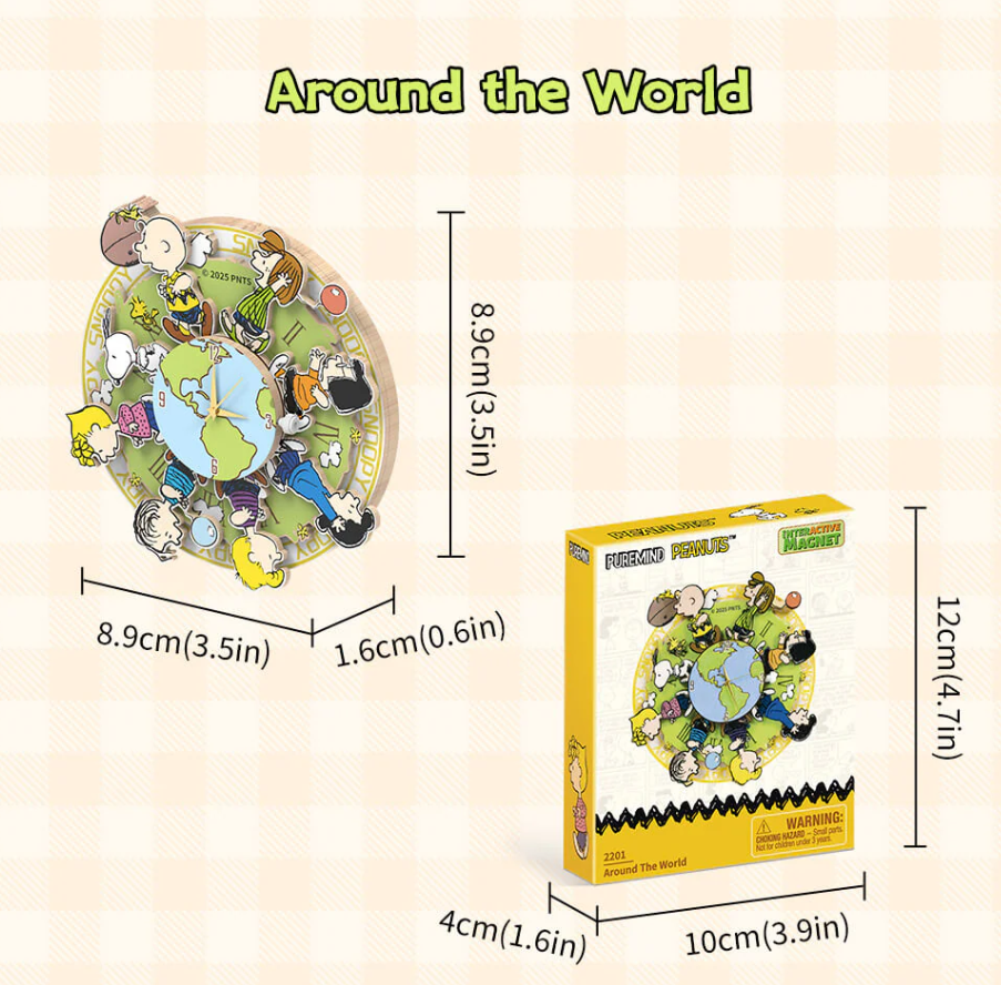 Snoopy – Around the World Interactive Magnet V2201